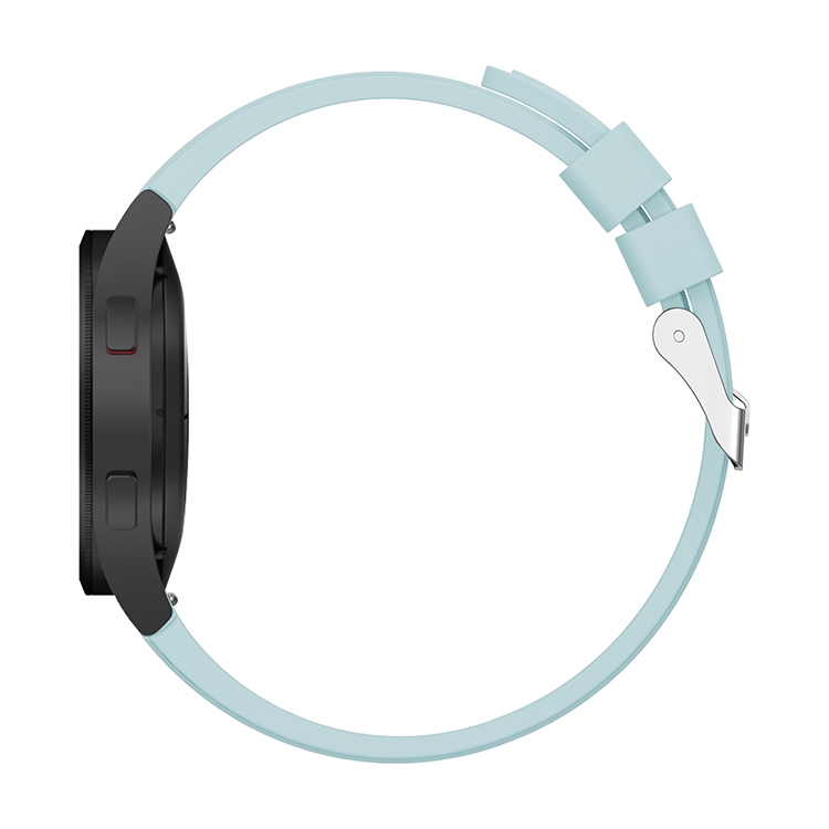 For Samsung Galaxy Watch4 40mm Silicone Replacement Strap Watchband(Light Blue) - 4