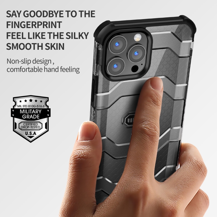 For iPhone 13 Pro Max wlons Explorer Series PC+TPU Protective Case (Black) For iPhone 13 Pro Max wlons Explorer Series PC+TPU Protective Case (Black)