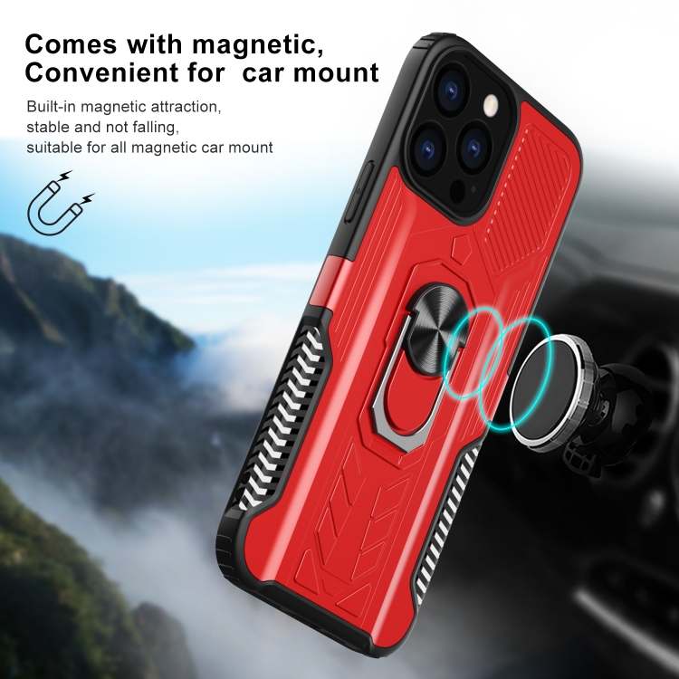 For iPhone 13 Pro 10 PCS Shield Armor PC+TPU Protective Case with 360 Degree Rotation Ring Holder (Silver) For iPhone 13 Pro 10 PCS Shield Armor PC+TPU Protective Case with 360 Degree Rotation Ring Holder (Silver)