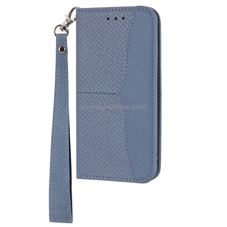 For iPhone 12 Pro Max Woven Texture Stitching Magnetic Horizontal Flip PU Leather Case with Holder & Card Slots & Wallet & Lanyard(Grey) For iPhone 12 Pro Max Woven Texture Stitching Magnetic Horizontal Flip PU Leather Case with Holder & Card Slots & Wallet & Lanyard(Grey)