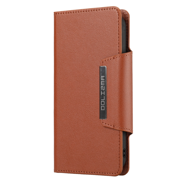 For iPhone 13 Pro Max Ultra-thin Detachable Silk Texture Horizontal Flip PU Leather Case with Card Slots & Wallet & Photo Frame (Brown) For iPhone 13 Pro Max Ultra-thin Detachable Silk Texture Horizontal Flip PU Leather Case with Card Slots & Wallet & Photo Frame (Brown)