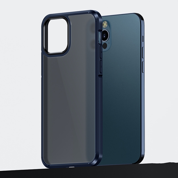For iPhone 13 Pro Max wlons Ice-Crystal Matte PC+TPU Four-corner Airbag Shockproof Case (Blue) For iPhone 13 Pro Max wlons Ice-Crystal Matte PC+TPU Four-corner Airbag Shockproof Case (Blue)