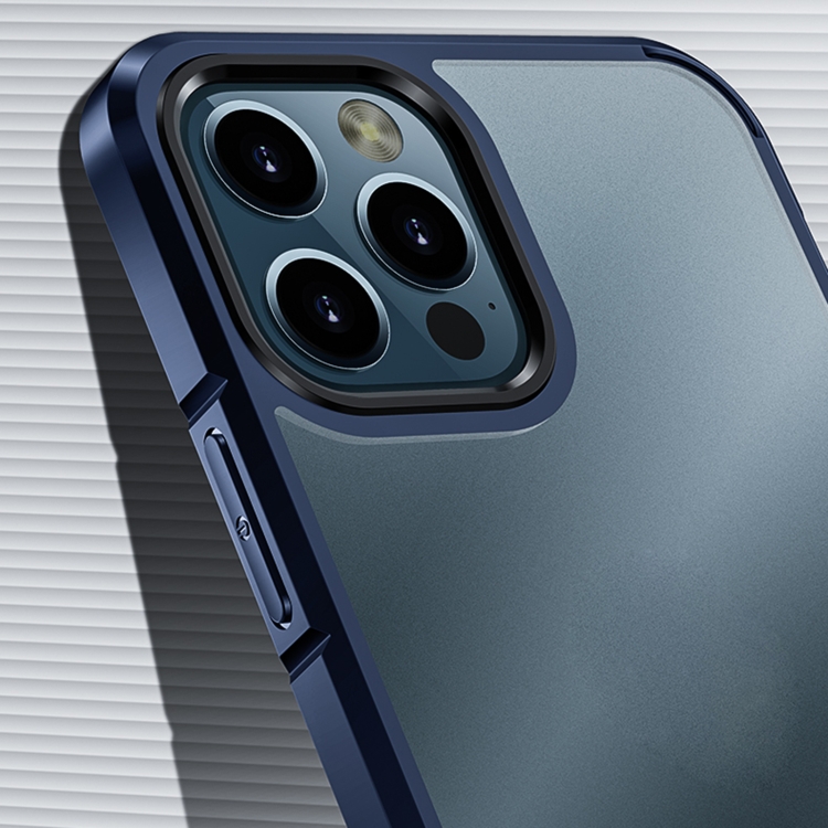 For iPhone 13 Pro Max wlons Ice-Crystal Matte PC+TPU Four-corner Airbag Shockproof Case (Blue) For iPhone 13 Pro Max wlons Ice-Crystal Matte PC+TPU Four-corner Airbag Shockproof Case (Blue)