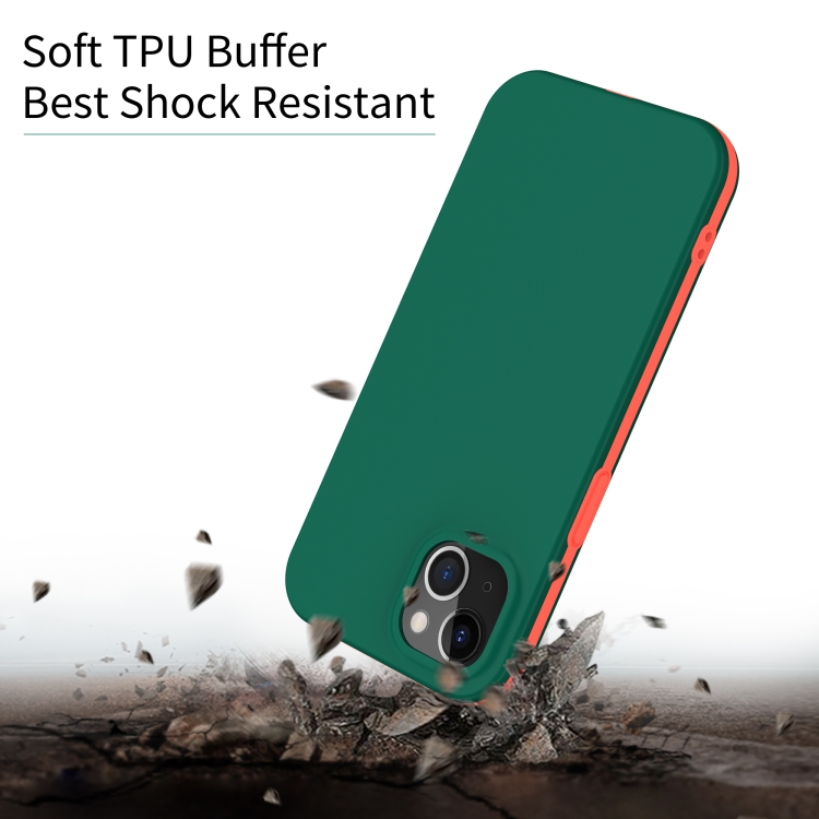 For iPhone 13 mini Dual-color 360 Degrees Full Coverage Protective PC + TPU Shockproof Case (Dark Green) For iPhone 13 mini Dual-color 360 Degrees Full Coverage Protective PC + TPU Shockproof Case (Dark Green)