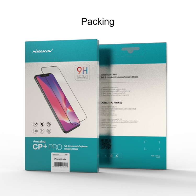 For iPhone 13 / 13 Pro NILLKIN CP+PRO 0.33mm 9H 2.5D HD Explosion-proof Tempered Glass Film For iPhone 13 / 13 Pro NILLKIN CP+PRO 0.33mm 9H 2.5D HD Explosion-proof Tempered Glass Film