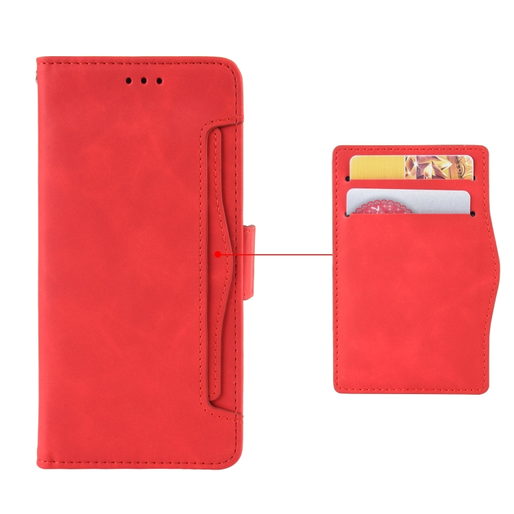 Para Xiaomi Redmi Note 10 JP Versión Siente la piel Patrón de la  pantorrilla Caja de cuero Horizontal Flip Funda con soporte y tragamonedas  de tarjetas y marco de fotos (rojo)