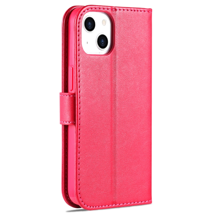 For iPhone 13 mini AZNS Sheepskin Texture Horizontal Flip Leather Case with Holder & Card Slots & Wallet (Red) For iPhone 13 mini AZNS Sheepskin Texture Horizontal Flip Leather Case with Holder & Card Slots & Wallet (Red)