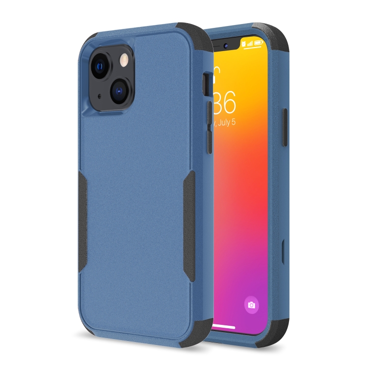 For iPhone 13 mini Commuter Shockproof TPU + PC Protective Case (Royal Blue + Black) For iPhone 13 mini Commuter Shockproof TPU + PC Protective Case (Royal Blue + Black)