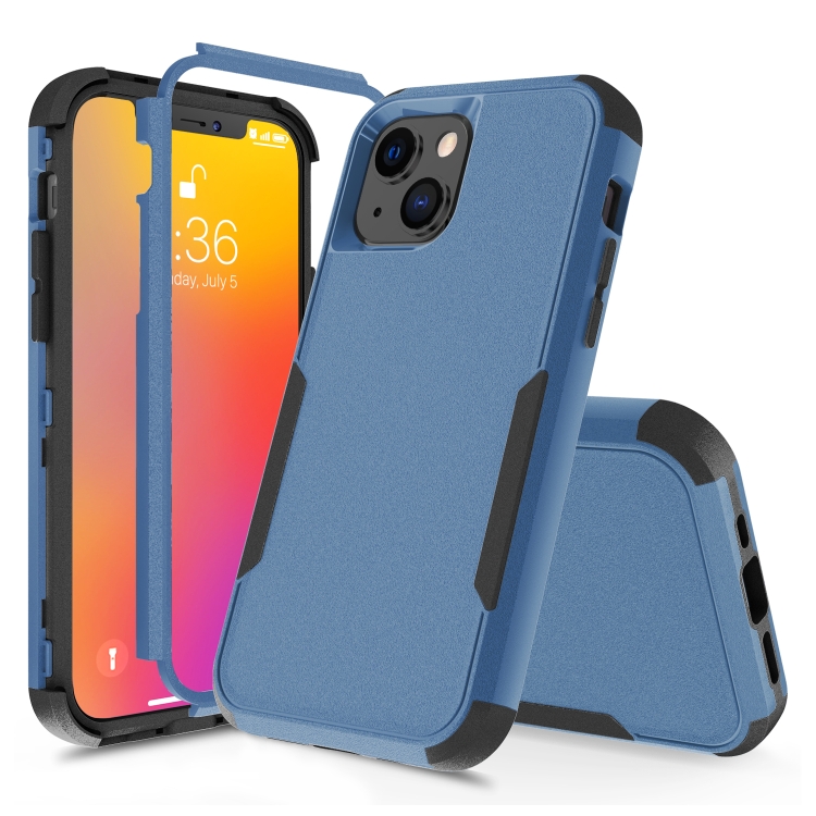 For iPhone 13 mini Commuter Shockproof TPU + PC Protective Case (Royal Blue + Black) For iPhone 13 mini Commuter Shockproof TPU + PC Protective Case (Royal Blue + Black)