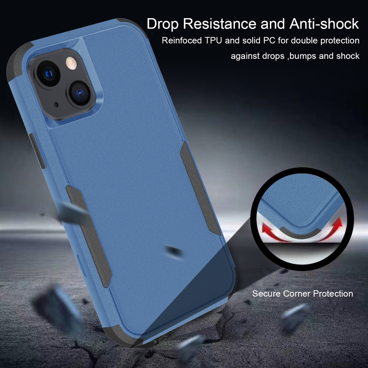 For iPhone 13 mini Commuter Shockproof TPU + PC Protective Case (Royal Blue + Black) For iPhone 13 mini Commuter Shockproof TPU + PC Protective Case (Royal Blue + Black)
