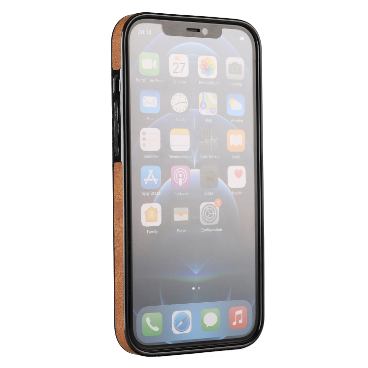 For iPhone 13 Pro Max Ultra-thin Shockproof Protective Case with Holder & Metal Magnetic Function (Brown) For iPhone 13 Pro Max Ultra-thin Shockproof Protective Case with Holder & Metal Magnetic Function (Brown)