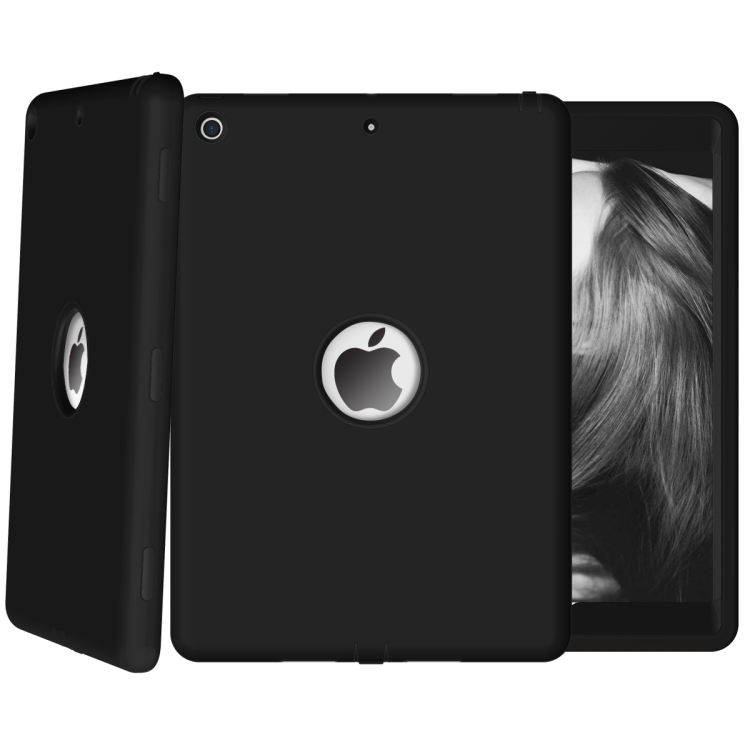 For iPad 10.2 2021 / 2020 / 2019 Anti-Fingerprint Shockproof PC + Silicone Protective Case(Black) For iPad 10.2 2021 / 2020 / 2019 Anti-Fingerprint Shockproof PC + Silicone Protective Case(Black)