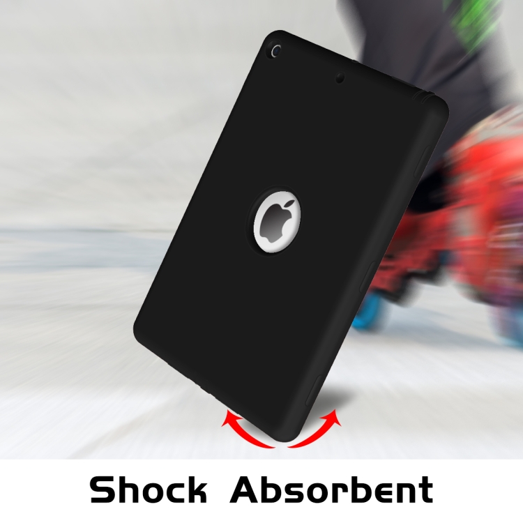 For iPad 10.2 2021 / 2020 / 2019 Anti-Fingerprint Shockproof PC + Silicone Protective Case(Black) For iPad 10.2 2021 / 2020 / 2019 Anti-Fingerprint Shockproof PC + Silicone Protective Case(Black)
