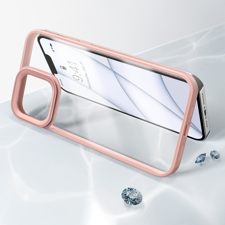 For iPhone 13 mini Baseus Crystal Phone Case (Pink) For iPhone 13 mini Baseus Crystal Phone Case (Pink)