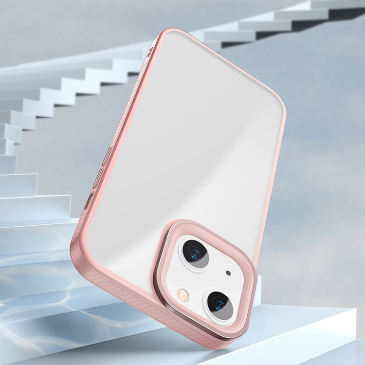 For iPhone 13 mini Baseus Crystal Phone Case (Pink) For iPhone 13 mini Baseus Crystal Phone Case (Pink)