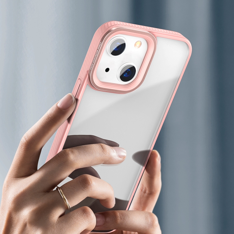 For iPhone 13 mini Baseus Crystal Phone Case (Pink) For iPhone 13 mini Baseus Crystal Phone Case (Pink)