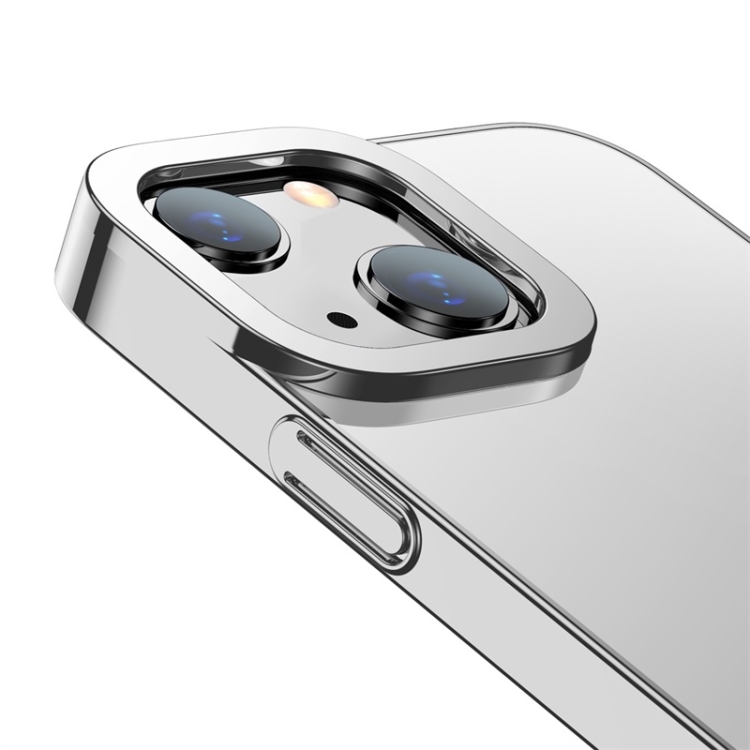 For iPhone 13 mini Baseus Glitter Plating PC Shockproof Protective Case (Silver) For iPhone 13 mini Baseus Glitter Plating PC Shockproof Protective Case (Silver)