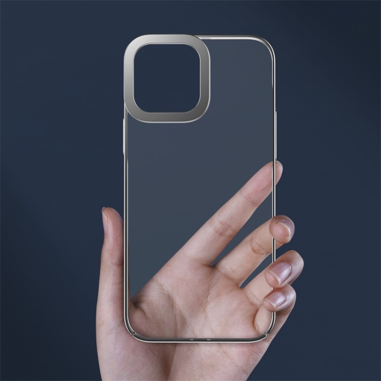 For iPhone 13 mini Baseus Glitter Plating PC Shockproof Protective Case (Silver) For iPhone 13 mini Baseus Glitter Plating PC Shockproof Protective Case (Silver)