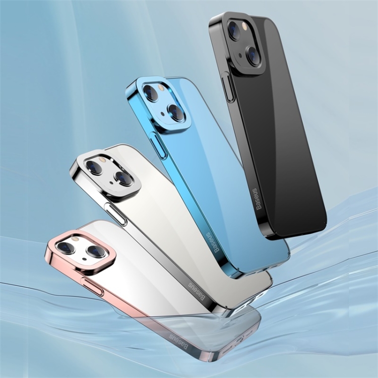 For iPhone 13 mini Baseus Glitter Plating PC Shockproof Protective Case (Silver) For iPhone 13 mini Baseus Glitter Plating PC Shockproof Protective Case (Silver)