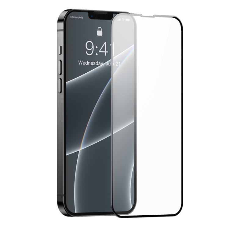 For iPhone 13 / 13 Pro Baseus 0.4mm Full-screen and Full-glass Corning Tempered Glass Film For iPhone 13 / 13 Pro Baseus 0.4mm Full-screen and Full-glass Corning Tempered Glass Film