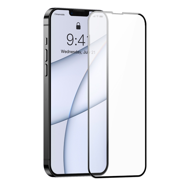 For iPhone 13 Pro Max Baseus 0.4mm Full-screen and Full-glass Corning Tempered Glass Film For iPhone 13 Pro Max Baseus 0.4mm Full-screen and Full-glass Corning Tempered Glass Film