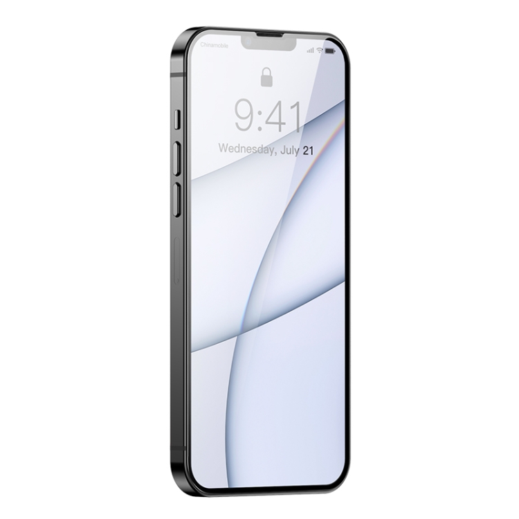 For iPhone 13 Pro Max Baseus 0.4mm Full-screen and Full-glass Corning Tempered Glass Film For iPhone 13 Pro Max Baseus 0.4mm Full-screen and Full-glass Corning Tempered Glass Film