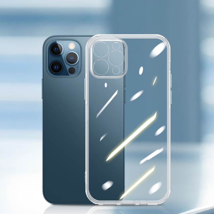For iPhone 11 Pro 2mm Diamond Texture Side TPU Shockproof Case (Transparent)