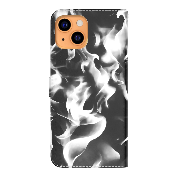 For iPhone 13 mini Cloud Fog Pattern Horizontal Flip Leather Case with Holder & Card Slot & Wallet (Black) For iPhone 13 mini Cloud Fog Pattern Horizontal Flip Leather Case with Holder & Card Slot & Wallet (Black)
