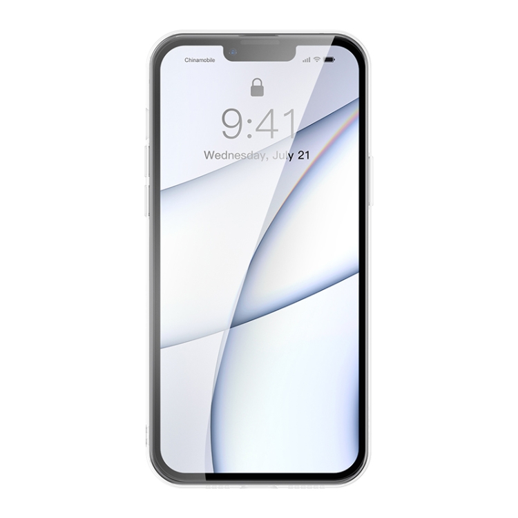 For iPhone 13 mini Baseus Frosted Glass + TPU Shockproof Protective Case (Transparent) For iPhone 13 mini Baseus Frosted Glass + TPU Shockproof Protective Case (Transparent)