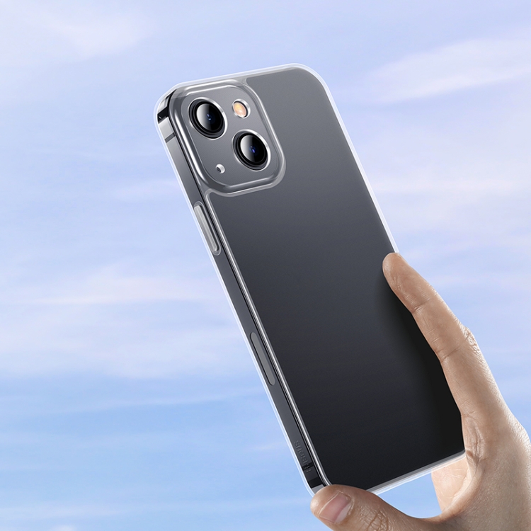 For iPhone 13 mini Baseus Frosted Glass + TPU Shockproof Protective Case (Transparent) For iPhone 13 mini Baseus Frosted Glass + TPU Shockproof Protective Case (Transparent)