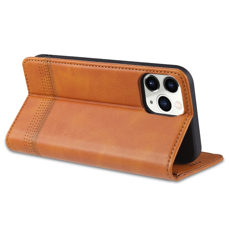 For iPhone 13 mini AZNS Magnetic Calf Texture Horizontal Flip Leather Case with Card Slots & Holder & Wallet (Dark Blue) For iPhone 13 mini AZNS Magnetic Calf Texture Horizontal Flip Leather Case with Card Slots & Holder & Wallet (Dark Blue)