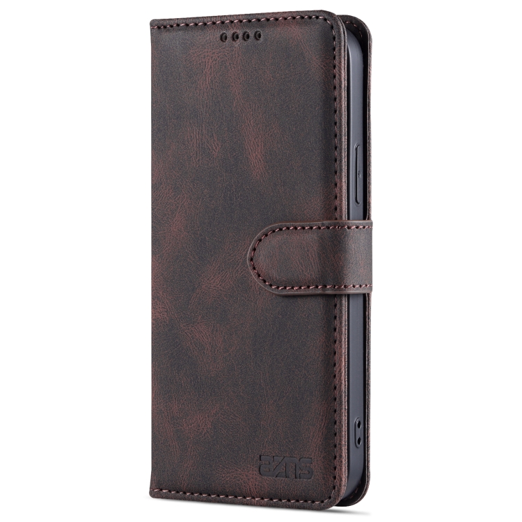 For iPhone 13 mini AZNS Dream Second Generation Skin Feel PU+TPU Horizontal Flip Leather Case with Holder & Card Slots & Wallet (Coffee) For iPhone 13 mini AZNS Dream Second Generation Skin Feel PU+TPU Horizontal Flip Leather Case with Holder & Card Slots & Wallet (Coffee)