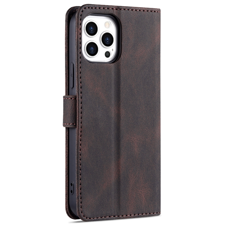 For iPhone 13 mini AZNS Dream Second Generation Skin Feel PU+TPU Horizontal Flip Leather Case with Holder & Card Slots & Wallet (Coffee) For iPhone 13 mini AZNS Dream Second Generation Skin Feel PU+TPU Horizontal Flip Leather Case with Holder & Card Slots & Wallet (Coffee)