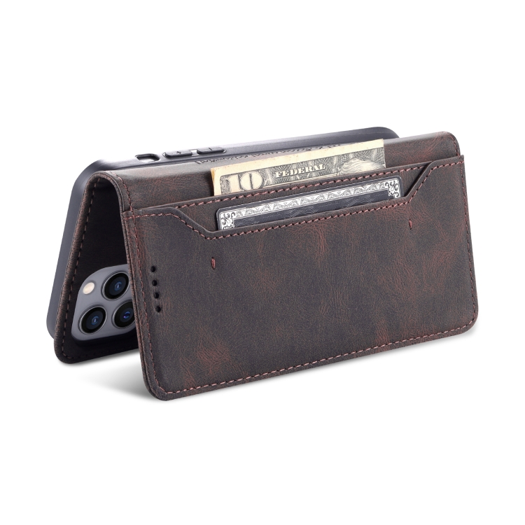 For iPhone 13 mini AZNS Dream Second Generation Skin Feel PU+TPU Horizontal Flip Leather Case with Holder & Card Slots & Wallet (Coffee) For iPhone 13 mini AZNS Dream Second Generation Skin Feel PU+TPU Horizontal Flip Leather Case with Holder & Card Slots & Wallet (Coffee)