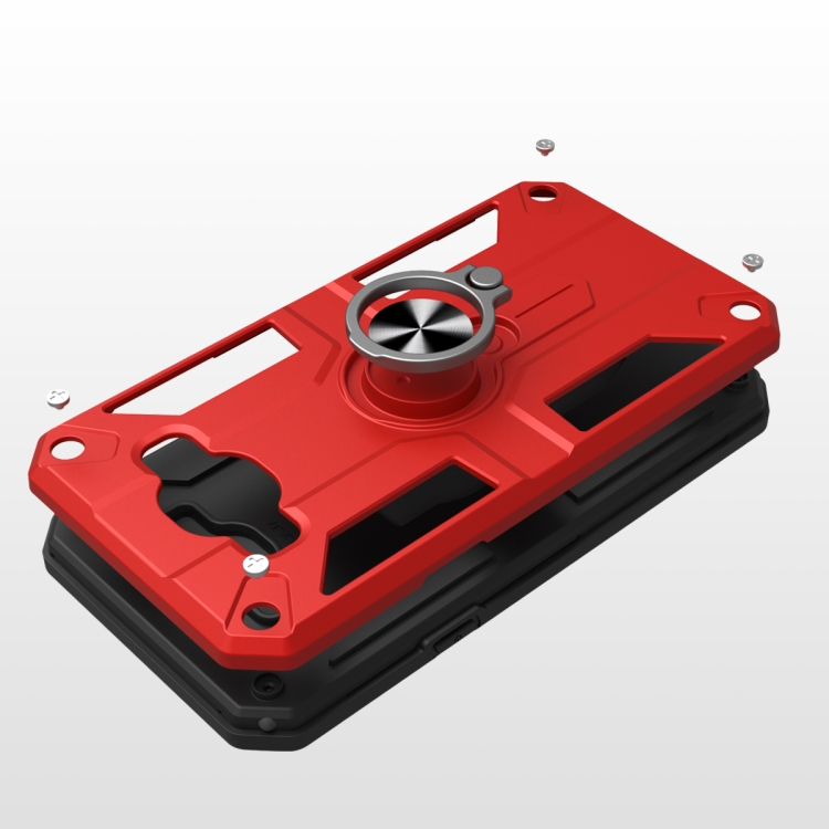 For Samsung Galaxy J2 Prime Carbon Fiber Pattern PC TPU