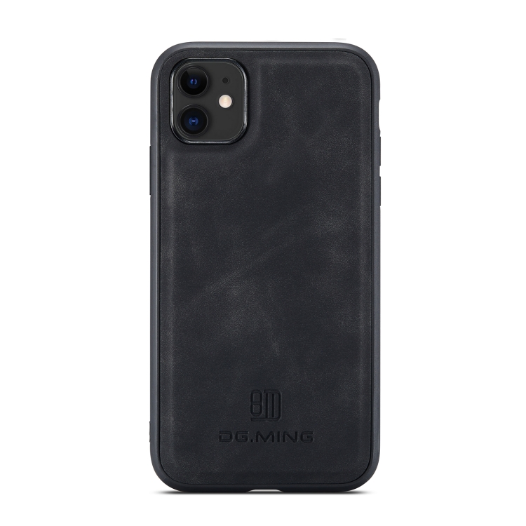 DG.MING M1 Series 3-Fold Multi Card Wallet Back Cover Shockproof Case with Holder Function For iPhone 11(Black) DG.MING M1 Series 3-Fold Multi Card Wallet Back Cover Shockproof Case with Holder Function For iPhone 11(Black)