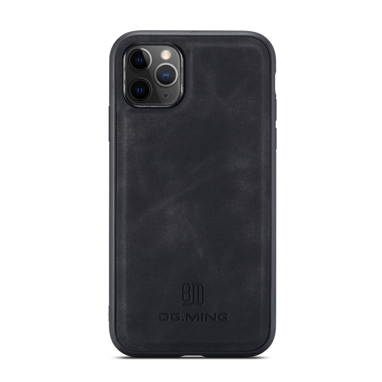 DG.MING M1 Series 3-Fold Multi Card Wallet Back Cover Shockproof Case with Holder Function For iPhone 11 Pro Max(Black) DG.MING M1 Series 3-Fold Multi Card Wallet Back Cover Shockproof Case with Holder Function For iPhone 11 Pro Max(Black)