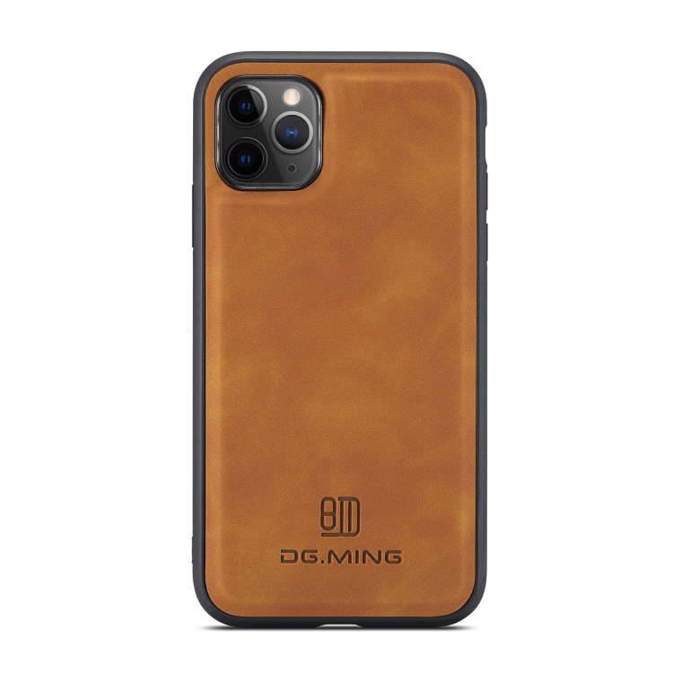 DG.MING M2 Series 3-Fold Multi Card Bag Back Cover Shockproof Case with Wallet & Holder Function For iPhone 11 Pro(Brown) DG.MING M2 Series 3-Fold Multi Card Bag Back Cover Shockproof Case with Wallet & Holder Function For iPhone 11 Pro(Brown)