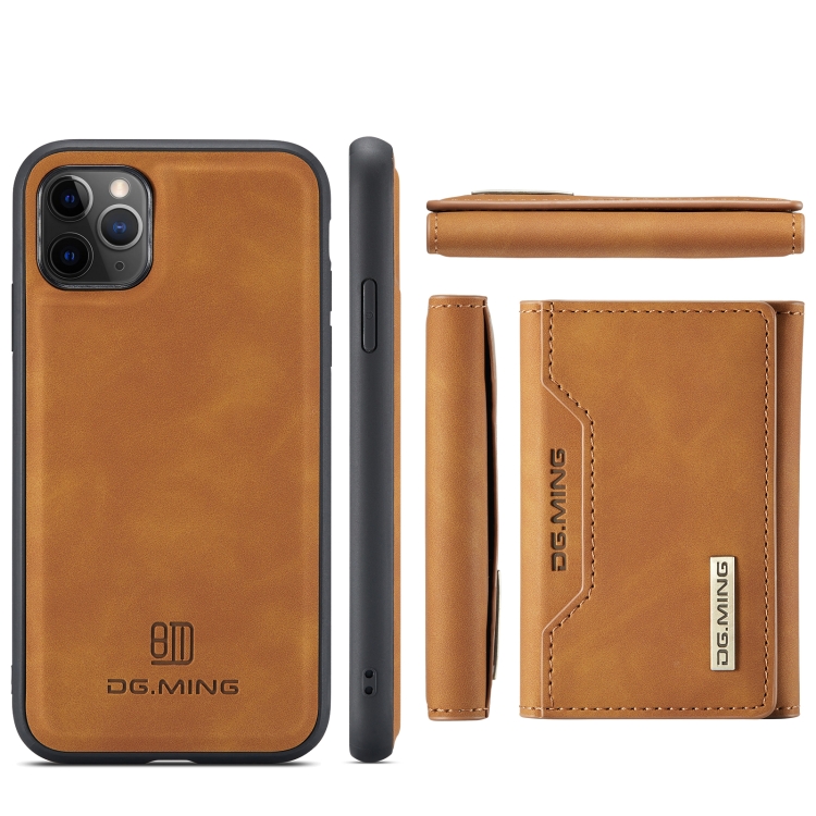 DG.MING M2 Series 3-Fold Multi Card Bag Back Cover Shockproof Case with Wallet & Holder Function For iPhone 11 Pro(Brown) DG.MING M2 Series 3-Fold Multi Card Bag Back Cover Shockproof Case with Wallet & Holder Function For iPhone 11 Pro(Brown)