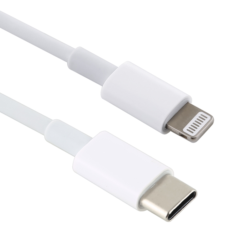 12W 5V/2A USB-C / Type-C to 8 Pin PD Fast Charging Cable for iPhone, iPad, Cable Length: 1m 12W 5V/2A USB-C / Type-C to 8 Pin PD Fast Charging Cable for iPhone, iPad, Cable Length: 1m