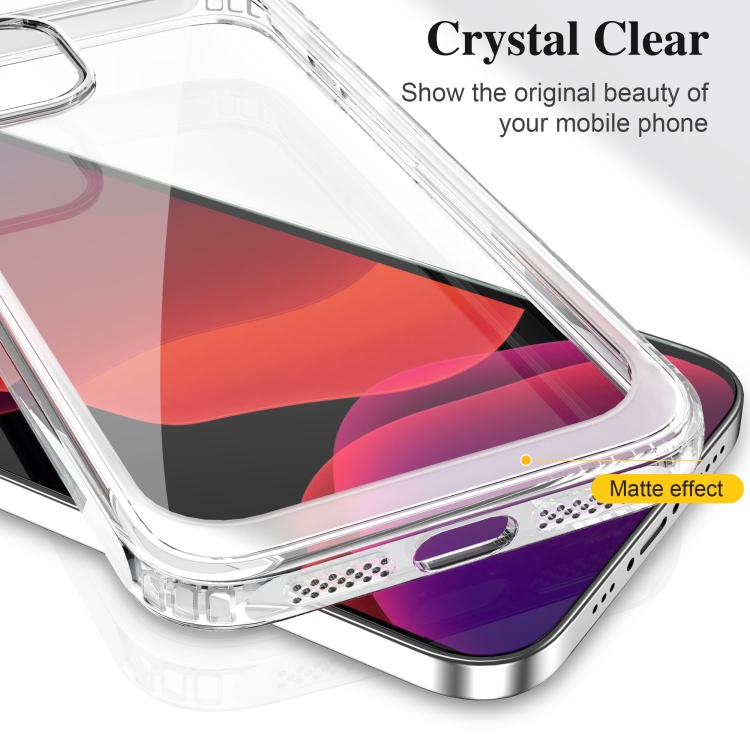For iPhone 13 mini Crystal Clear Shockproof PC + TPU Protective Case (Transparent) For iPhone 13 mini Crystal Clear Shockproof PC + TPU Protective Case (Transparent)