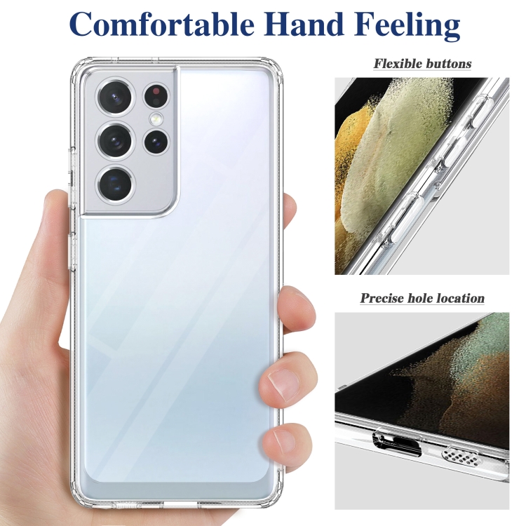 For Samsung Galaxy S21+ 5G Crystal Clear Shockproof PC + TPU Protective Case(Transparent) For Samsung Galaxy S21+ 5G Crystal Clear Shockproof PC + TPU Protective Case(Transparent)