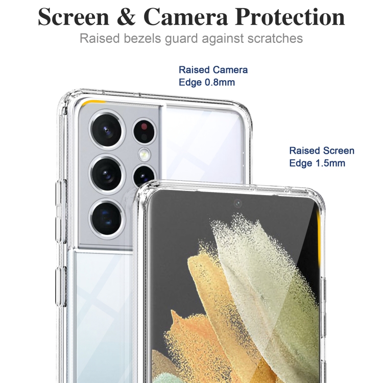 For Samsung Galaxy S21+ 5G Crystal Clear Shockproof PC + TPU Protective Case(Transparent) For Samsung Galaxy S21+ 5G Crystal Clear Shockproof PC + TPU Protective Case(Transparent)