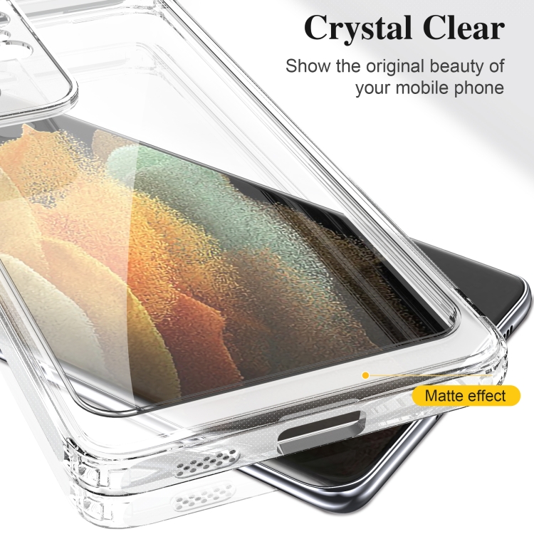For Samsung Galaxy S21+ 5G Crystal Clear Shockproof PC + TPU Protective Case(Transparent) For Samsung Galaxy S21+ 5G Crystal Clear Shockproof PC + TPU Protective Case(Transparent)