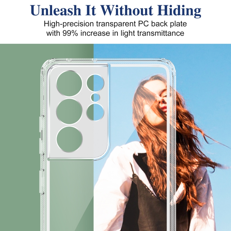 For Samsung Galaxy S21+ 5G Crystal Clear Shockproof PC + TPU Protective Case(Transparent) For Samsung Galaxy S21+ 5G Crystal Clear Shockproof PC + TPU Protective Case(Transparent)