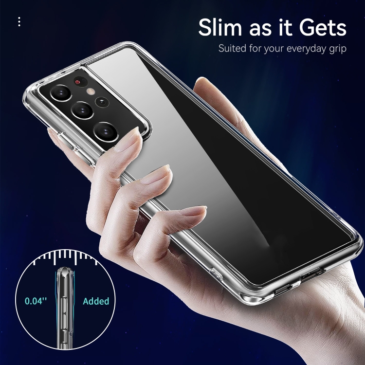 For Samsung Galaxy S21 Ultra 5G TPU + PC Transparent Shockproof Protective Case For Samsung Galaxy S21 Ultra 5G TPU + PC Transparent Shockproof Protective Case