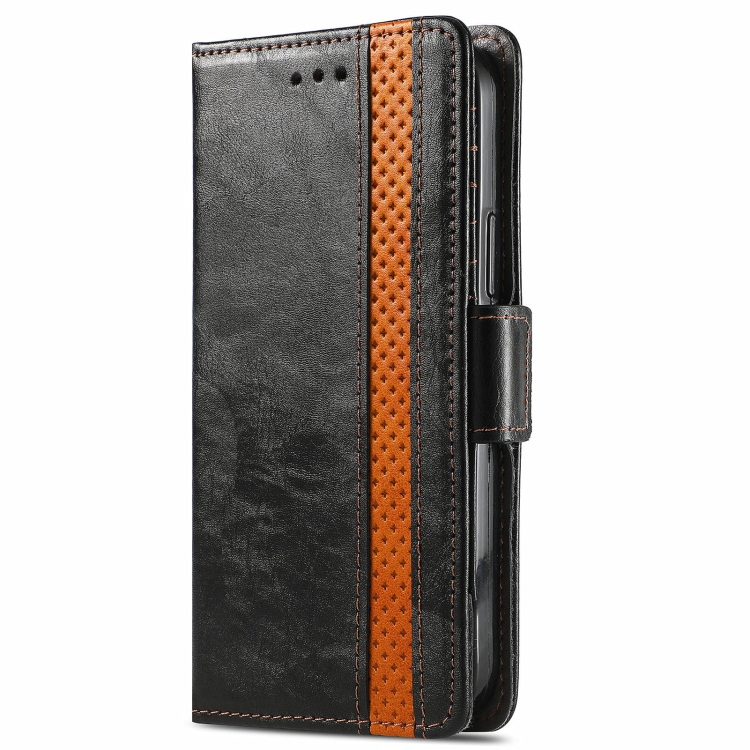 For iPhone 13 mini CaseNeo Business Splicing Dual Magnetic Buckle Horizontal Flip PU Leather Case with Holder & Card Slots & Wallet (Black) For iPhone 13 mini CaseNeo Business Splicing Dual Magnetic Buckle Horizontal Flip PU Leather Case with Holder & Card Slots & Wallet (Black)