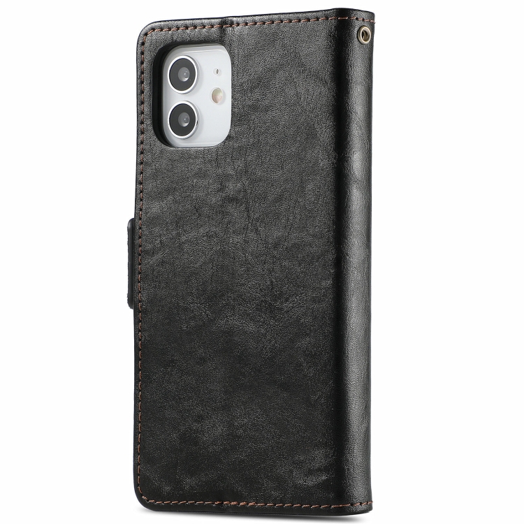 For iPhone 13 mini CaseNeo Business Splicing Dual Magnetic Buckle Horizontal Flip PU Leather Case with Holder & Card Slots & Wallet (Black) For iPhone 13 mini CaseNeo Business Splicing Dual Magnetic Buckle Horizontal Flip PU Leather Case with Holder & Card Slots & Wallet (Black)