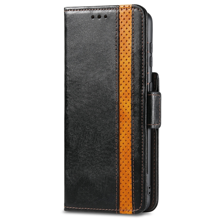 For Samsung Galaxy S21+ 5G CaseNeo Business Splicing Dual Magnetic Buckle Horizontal Flip PU Leather Case with Holder & Card Slots & Wallet(Black) For Samsung Galaxy S21+ 5G CaseNeo Business Splicing Dual Magnetic Buckle Horizontal Flip PU Leather Case with Holder & Card Slots & Wallet(Black)