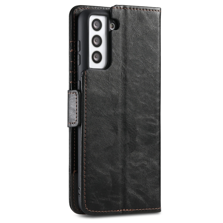 For Samsung Galaxy S21+ 5G CaseNeo Business Splicing Dual Magnetic Buckle Horizontal Flip PU Leather Case with Holder & Card Slots & Wallet(Black) For Samsung Galaxy S21+ 5G CaseNeo Business Splicing Dual Magnetic Buckle Horizontal Flip PU Leather Case with Holder & Card Slots & Wallet(Black)